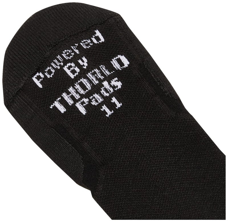 thorlos Experia Thin Padded Ankle Sock, Black, M Size, Pack of 3 - Image 2